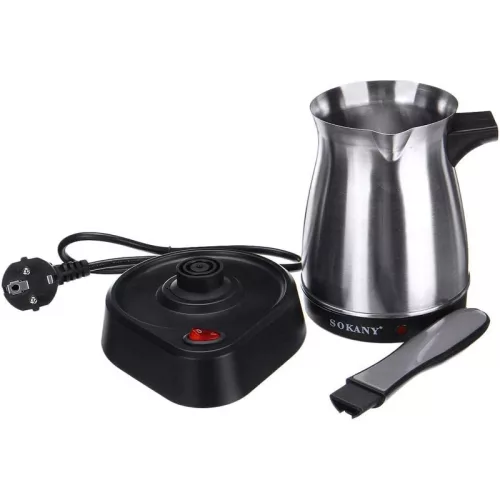SOKANY SK-214 Elektromos Török Kávéfőző 800W – 500 ml Rozsdamentes Cezve
