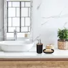 6 részes fürdőszoba szett – fekete bambusz fedéllel, elegáns minimalista design