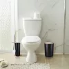 6 részes fürdőszoba szett – fekete bambusz fedéllel, elegáns minimalista design