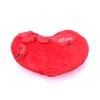 Valentin napi plüs szív 36 cm széles, 24 cm magas, 4 kis szív rajta baloldalon Love - párna