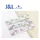 J&L téglalap alakú köröm reszelő 2 db /csomag 100/180 - színes levél mintás