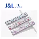J&L téglalap alakú körömreszelő 2 db /csomag 100/180 - mintás