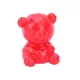Mini maci LED világítással, piros - 6 cm - Stílusos dekoráció és hangulatlámpa