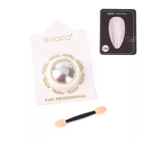 Nail Art csillámpor ezüst - 08#