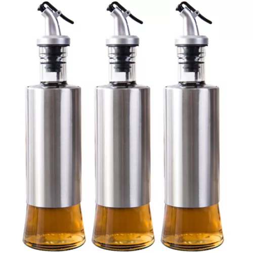 Olaj és ecettartó dugóval 300 ml, 3 részes