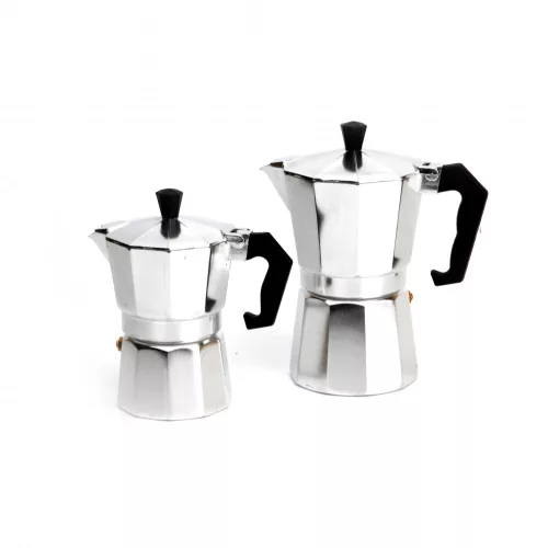 Kotyogós Espresso kávéfőző, 6 személyes alumínium