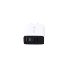 4 USB portos Quick charge töltő fehér