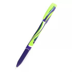 Vinson Golyóstoll 0,7mm Neon zöld hullámos mintával
