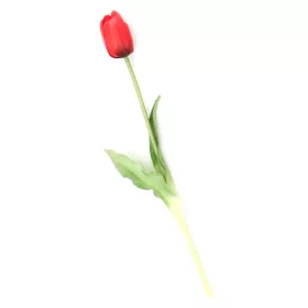 Gumi Tulipán szálas 40 cm - Piros