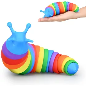 3D Vicces Rugalmas Csiga játék - Kék