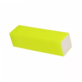 Köröm buffer téglalap alakú - Fluoreszkáló sárga