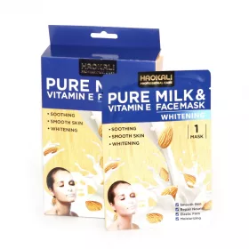 Hidratáló fehérítés Arcmaszk tej és vitaminok
