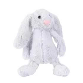 Tapsi füles plüss nyuszi - 28 cm, világos szürke