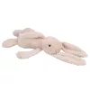 Puha plüss nyuszi hosszú fülekkel – világos barna, 38 cm