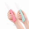 Rozsdamentes acél konyhakés – zöld ergonomikus markolattal, 12 cm pengével