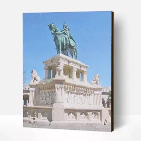 Festés Számok Szerint 50 x 65 cm -Bronz lovasszobor