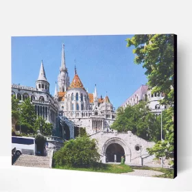 Festés Számok Szerint 50 x 65 cm -Mátyás templom