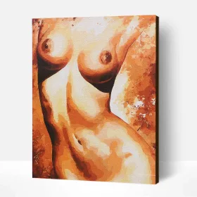 Festés Számok Szerint 50 x 65 cm -Női akt