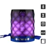 Hordozható vezeték nélküli Bluetooth hangszóró, Színes LED Világít TG-155 - Kék