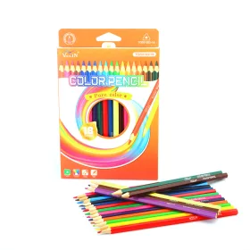 Színes ceruza készlet 18 db-os, hatszögletű - Pure color