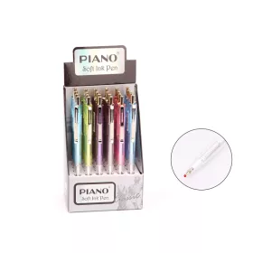 PIANO golyóstoll 0,7mm átlátszó toll test
