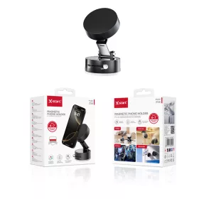  X-Start Z58 Mágneses Autós Telefontartó – 360° Forgatható, Prémium Fém Kialakítás, Erős Tapadókorong