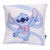 Disney Stitch gyerekpárna – fehér alapon, szív mintával, 38x38 cm