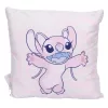 Disney Stitch gyerekpárna – fehér alapon, szív mintával, 38x38 cm