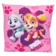 Paw Patrol díszpárna gyerekeknek – rózsaszín, Skye és Everest mintával