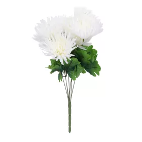  Krizantém csokor 7 fejes – 50 cm fehér