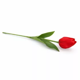   62 cm-es Piros Selyem Tulipán – Élethű Művirág Dekoráció Otthonra és Ajándékba
