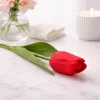 62 cm-es Piros Selyem Tulipán – Élethű Művirág Dekoráció Otthonra és Ajándékba