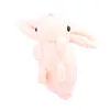 Plüss nyuszika összekuporodva, beige - 24 cm