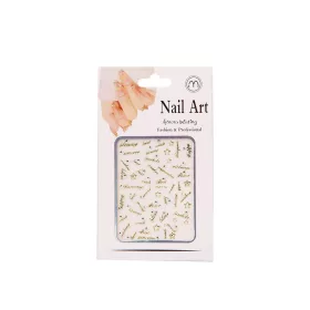 Nail-Art köröm matrica - arany