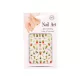 Nail-Art köröm matrica - színes