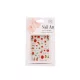 Nail-Art köröm matrica - színes