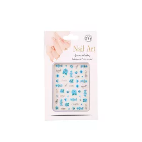 Nail-Art köröm matrica - színes
