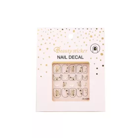 Beauty Sticker - köröm matrica - arany