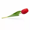 Prémium 56 cm-es piros műtulipán – vastag, stabil szilikon gumi dekor virág lakásba és rendezvényekre