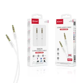   X-Start 3.5 mm-es jack audio kábel – 100 cm, sztereó hangátvitel telefonhoz, autóhoz és hangszóróhoz