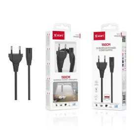 X-start Európai tápkábel – 1.5m, fekete