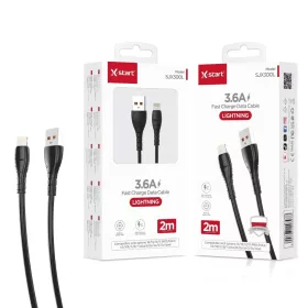   X-start Lightning adatkábel 2 m – Gyors töltés, 3.6A, iPhone kompatibilis