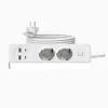 JORTAN hosszabbító 2 aljzattal, 2 USB és 2 USB-C porttal, LED jelzőfénnyel, 2 m kábel