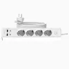 JORTAN hosszabbító 4 aljzattal, 2 USB és 2 USB-C porttal, LED jelzőfénnyel, 2 m kábel