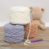  Vastag zsenilia kötőfonal - barna, narancssárga, sárga 190 g