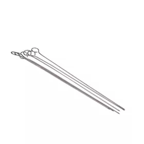  Rozsdamentes acél grill nyárs készlet – BBQ nyárs szett 6 db 35 cm