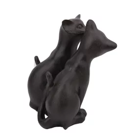 Cicapár puszilkózik - műgyanta szobor 17 cm magas