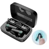  M19 TWS Bluetooth fülhallgató V5.1, Vezeték nélküli töltőtok digitális akkumulátor kijelzővel
