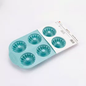   Szilikon mini kuglóf sütőforma – 6 részes rugalmas sütőforma otthoni sütéshez – 2
