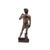 Michelangelo Dávid szobra, fém - 19 cm